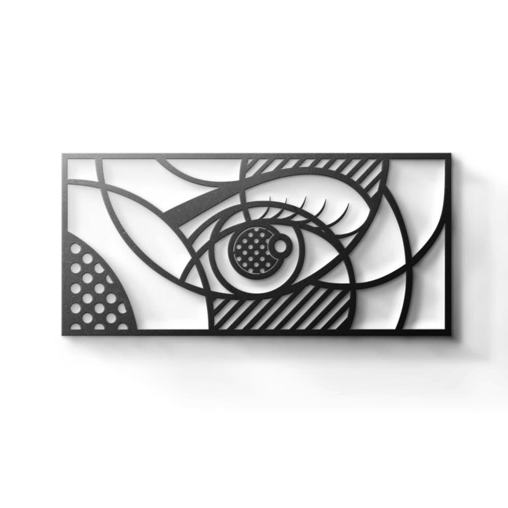 Metal Wall Art - Geometric Eye