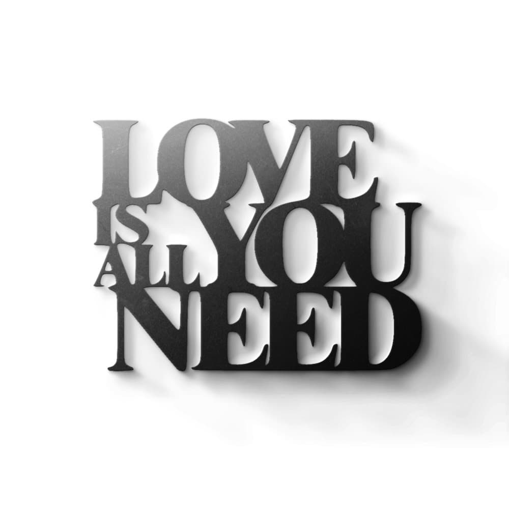 Metal Wall Art Love Is All You Need Cdon Metal Wall Art Love Is All You Need Cdon