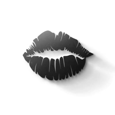 Metal Wall Art - Kiss