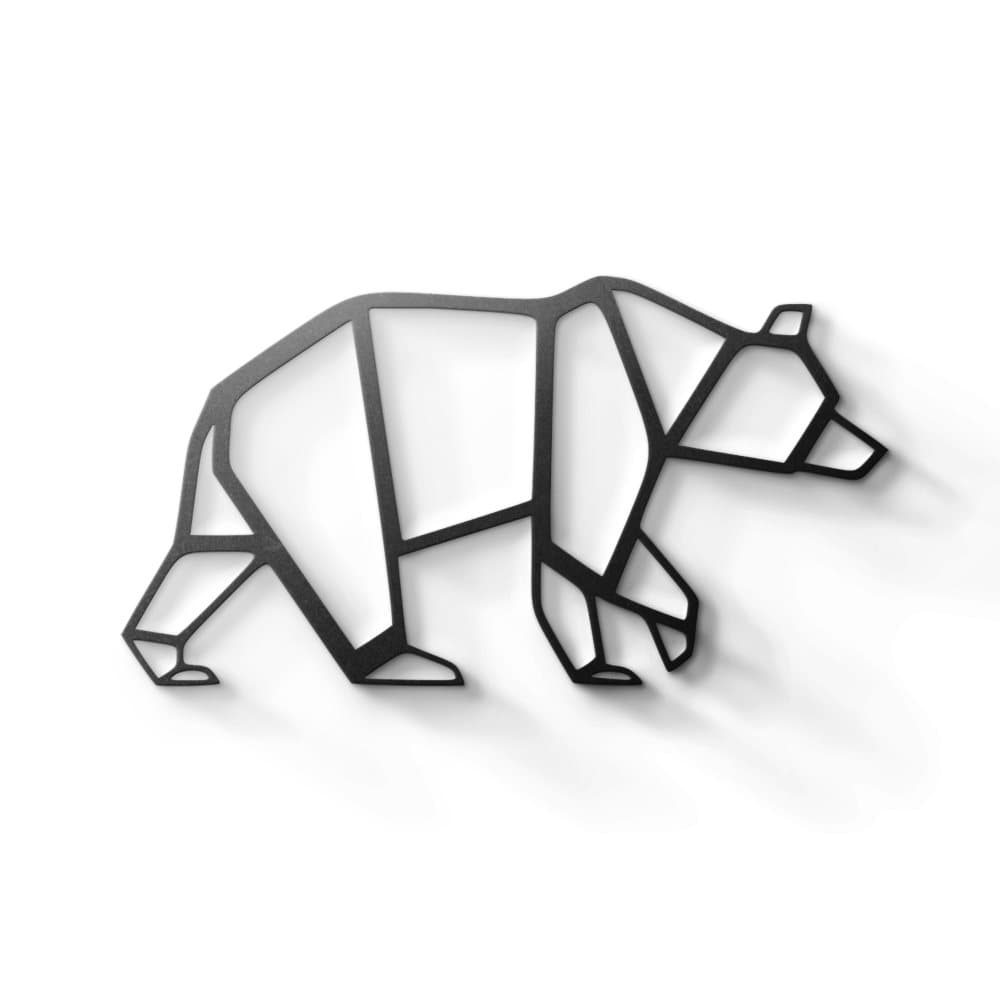 Metal Wall Art - Geometrical bear