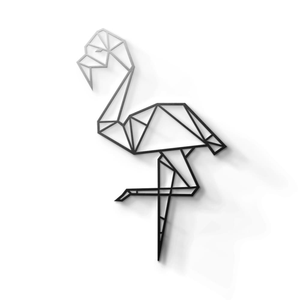 Metal Wall Art - Flamingo