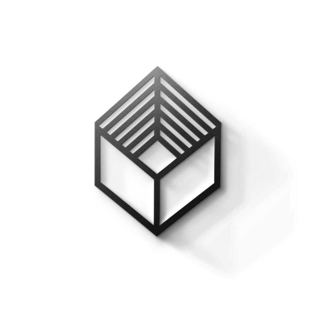 Metal Wall Art - Square 3D
