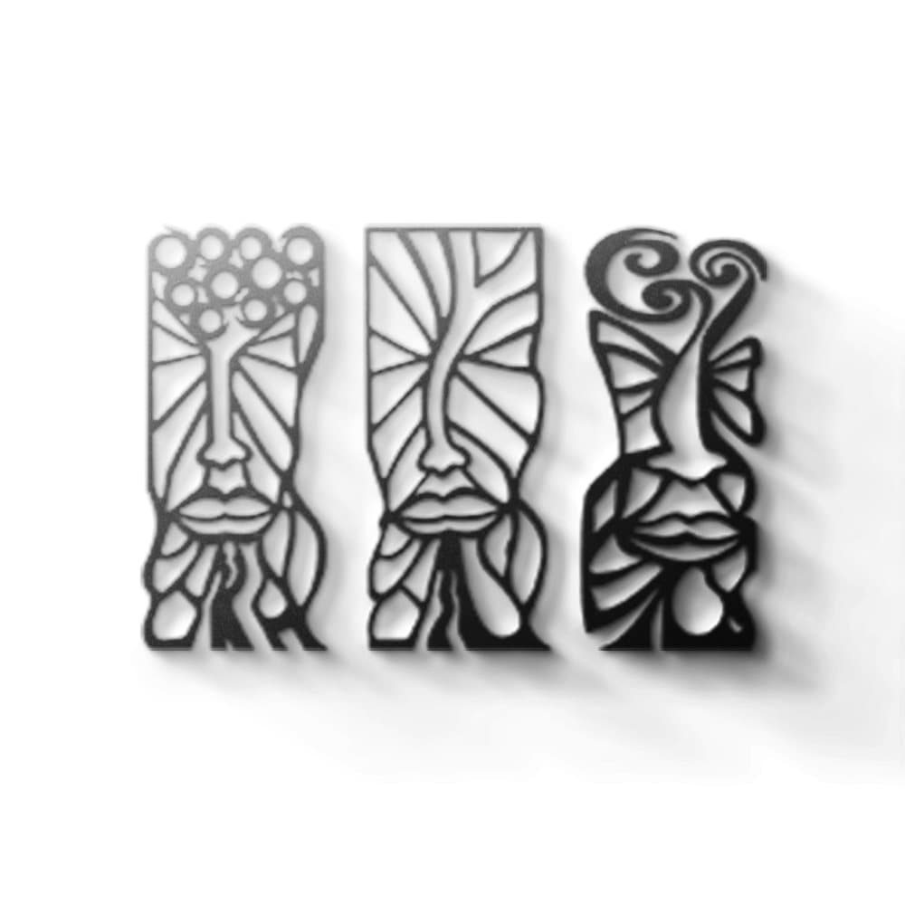 Metal Wall Art - Tribal Mask