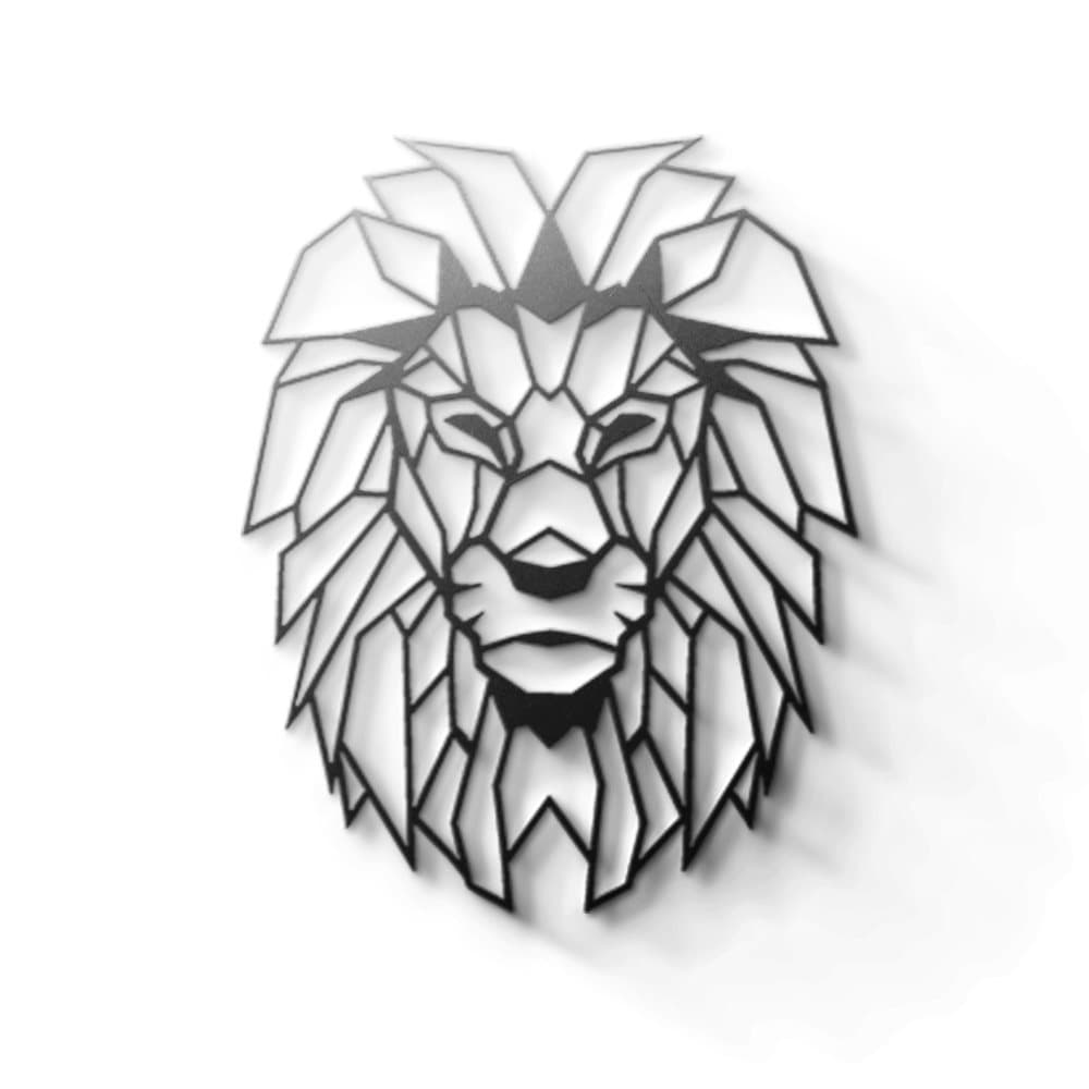 Metal Wall Art - Geometrical Lion