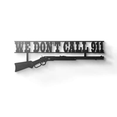 Metal Wall Art - We Don't Call 911