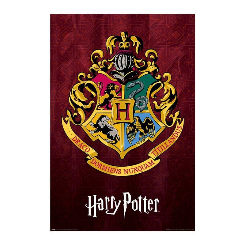 Harry Potter, Maxi Plakat - Hogwarts Våbenskjold Nr. 2