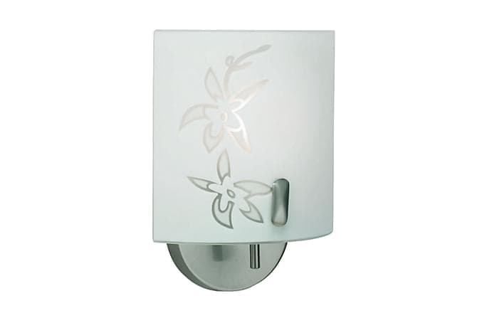 ORCHID Vegglampe Frostet