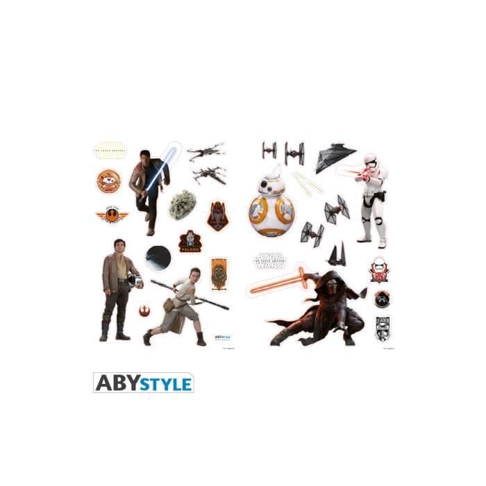 Klistermærker Star Wars - 100x70cm - The Force Awakens (blister) - ABYstyle