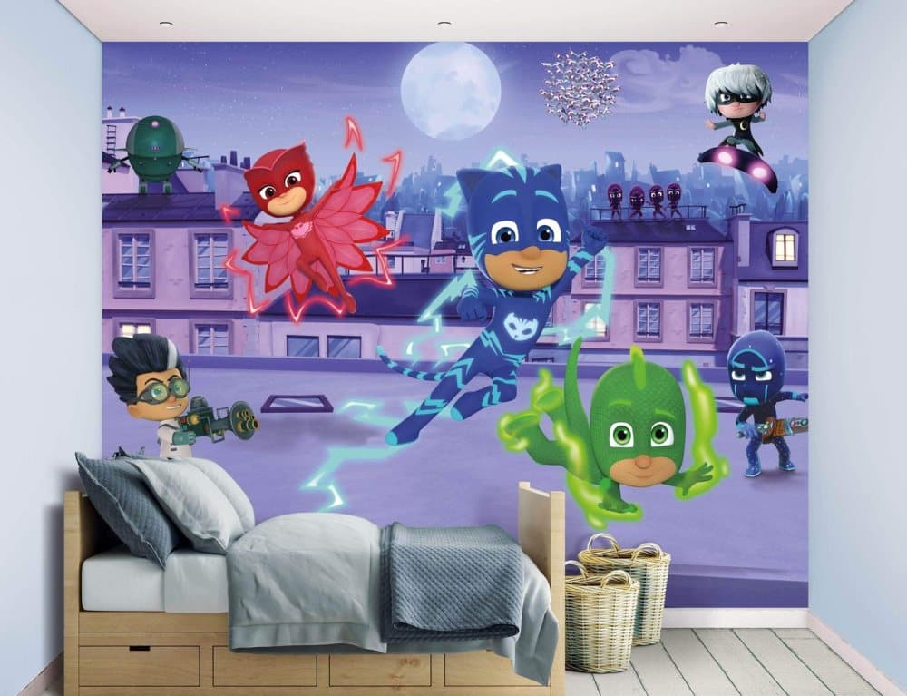 PJ Masks Wall Mural - 12 Paneler