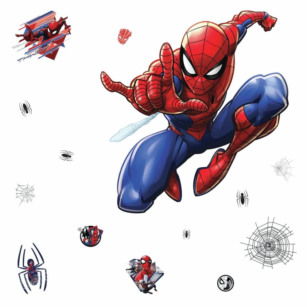 RoomMates Spiderman Giant Klistermerke - 18 stk