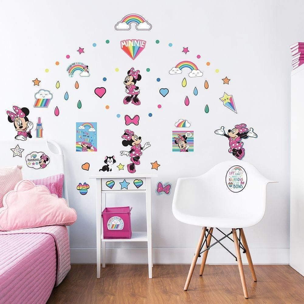 Walltastic Disney Minnie Mus Veggklistermerker - 66 stk