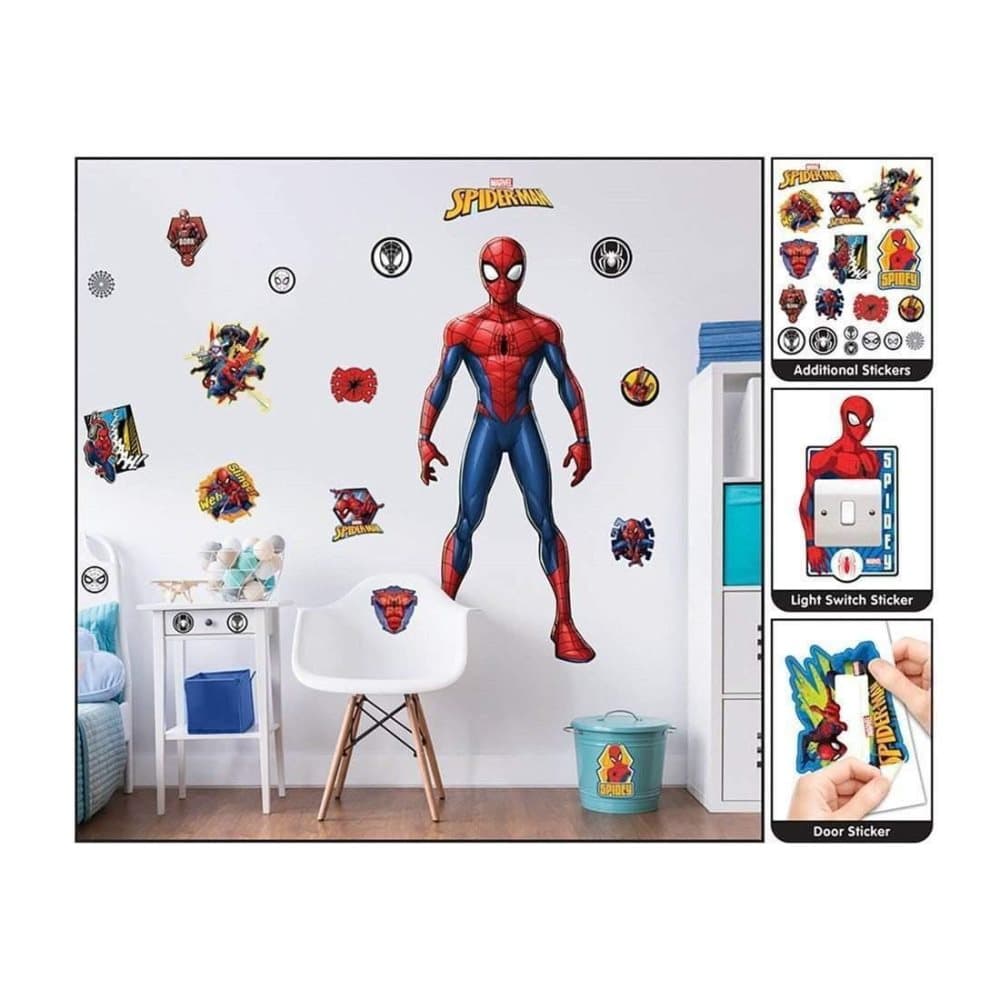 Walltastic Spiderman Veggdekor Klistermerke - 122 cm