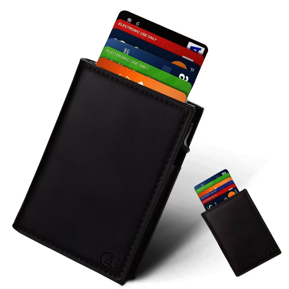 Eksklusiv Kortholder C4U® Design RFID & NFC Beskyttende tegnebog