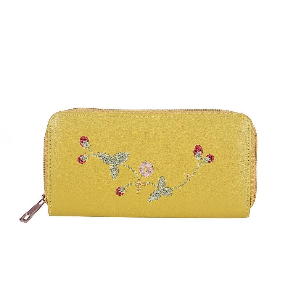 Fable Womens/Ladies Embroidered Strawberry Large Purse