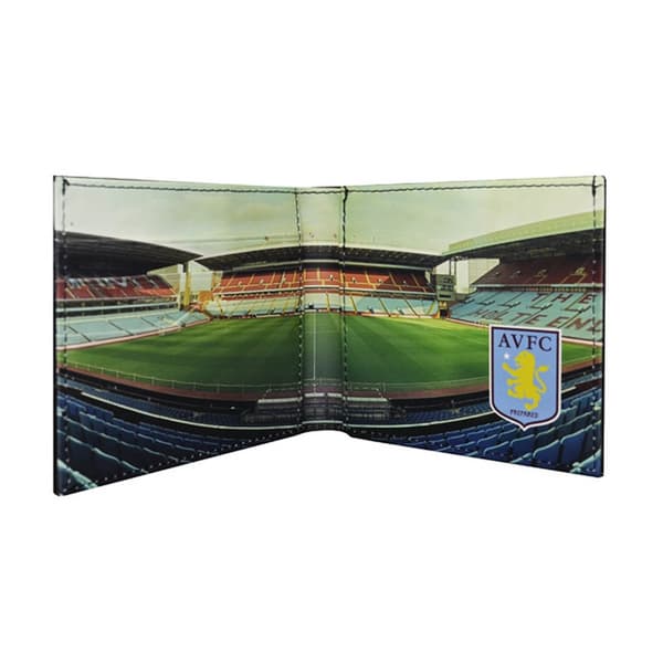 Aston Villa FC Officiell fotbollsstadion läderplånbok