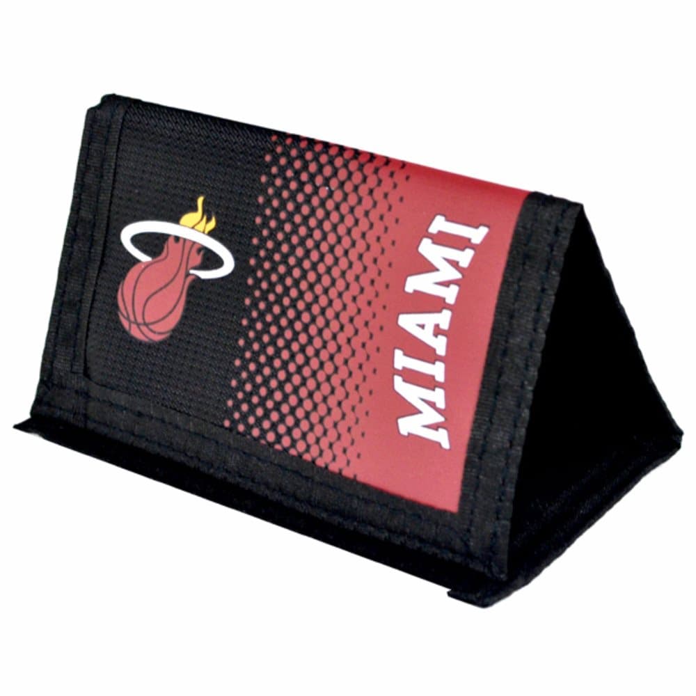 Miami Heat Official NBA Fade Crest Design Wallet