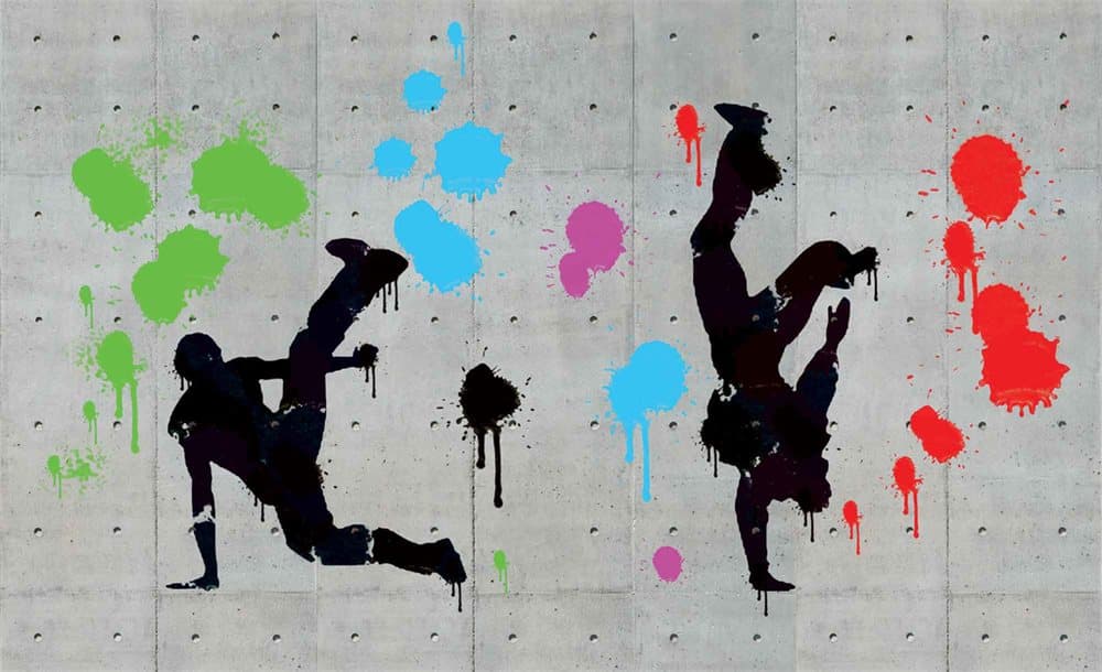 Fototapet Graffiti Concrete Wall Hip Hop
