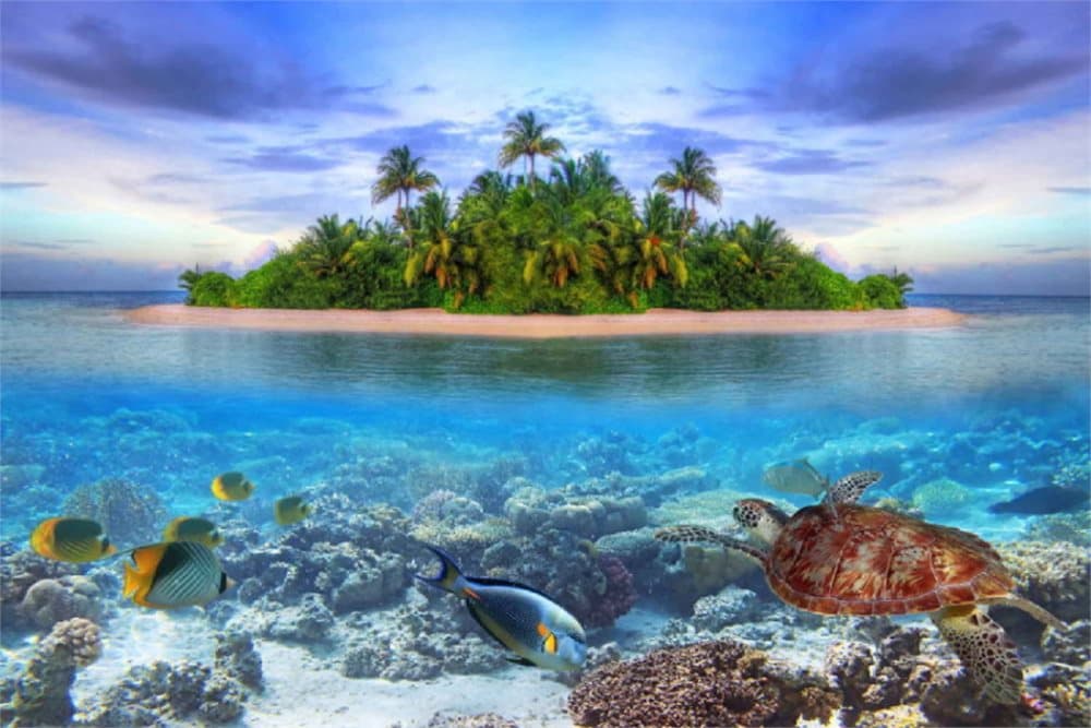 Fototapet Marine Life Maldives