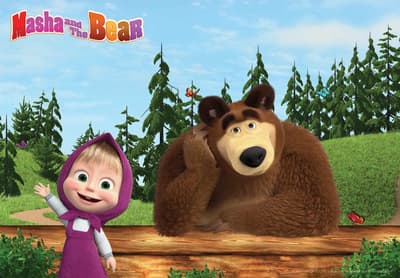 Fototapet Masha and Bear 13663VEXXXXXL
