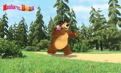 Fototapet Masha and Bear 13664VEXXXXXL