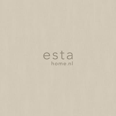 ESTAhome tapet enfärgad linnestruktur krämfärgat - 135304 - 53 cm x 10,05 m
