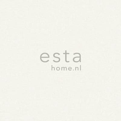 ESTAhome tapet enfärgad linnestruktur krämfärgat - 196346 - 53 cm x 10,05 m