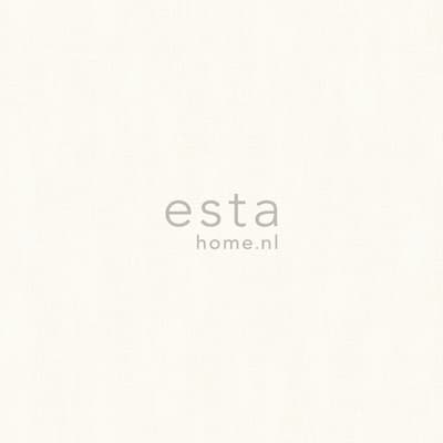 ESTAhome tapet enfärgad linnestruktur krämfärgat - 135307 - 53 cm x 10,05 m
