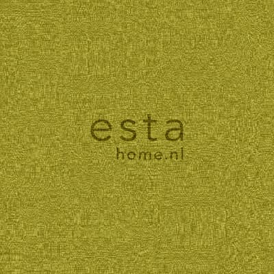 ESTAhome tapet enfärgad linnestruktur grönt - 196345 - 53 cm x 10,05 m