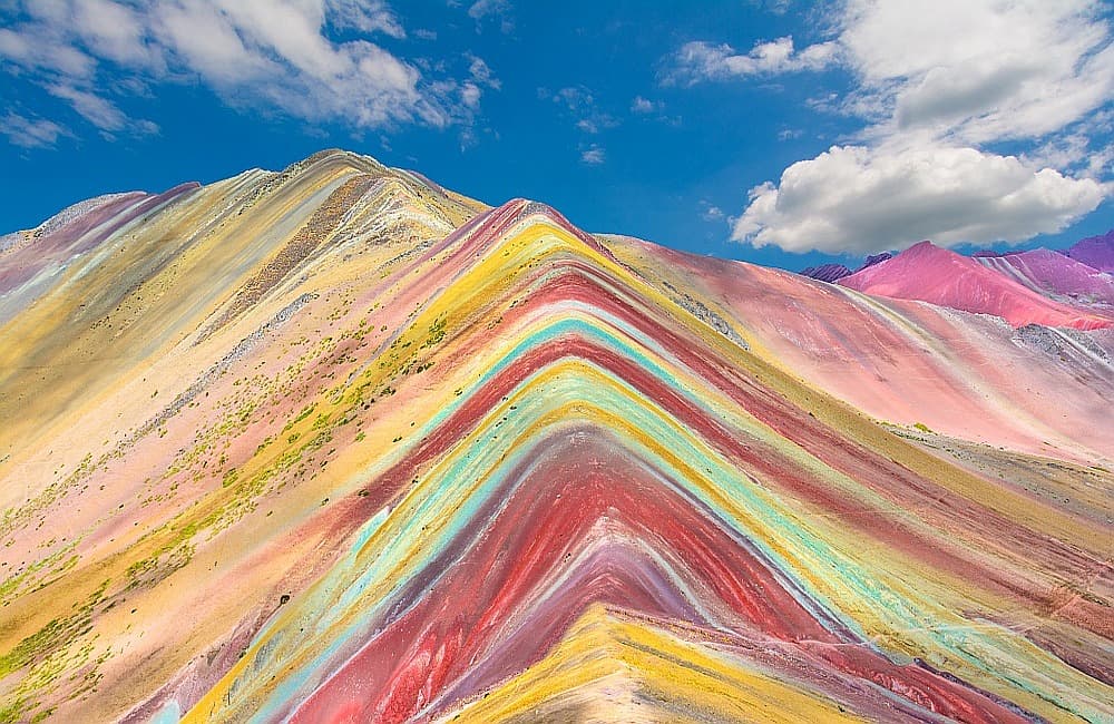 Fototapet Rainbow Mountains In Peru (400x260 cm)