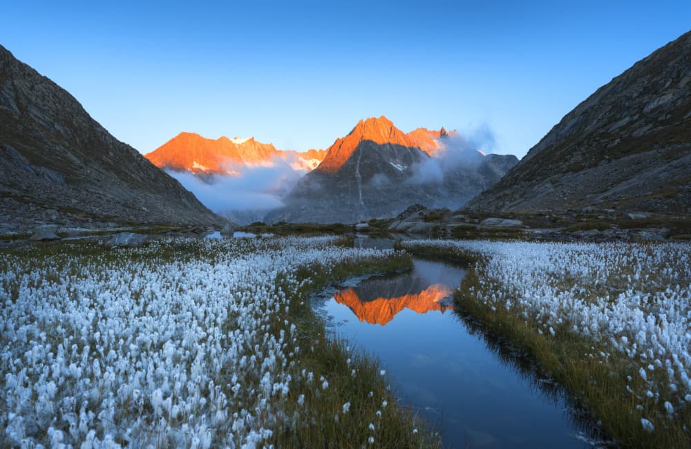 Fototapet Magical Alps (400x260 cm)