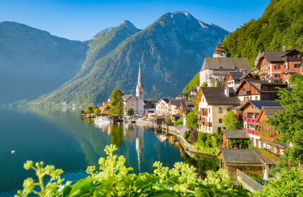 Fototapet Hallstatt In Summer (400x260 cm)
