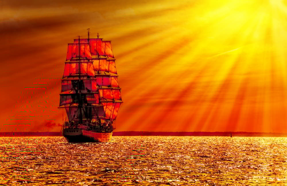 Fototapet Sailing Ship (400x260 cm)