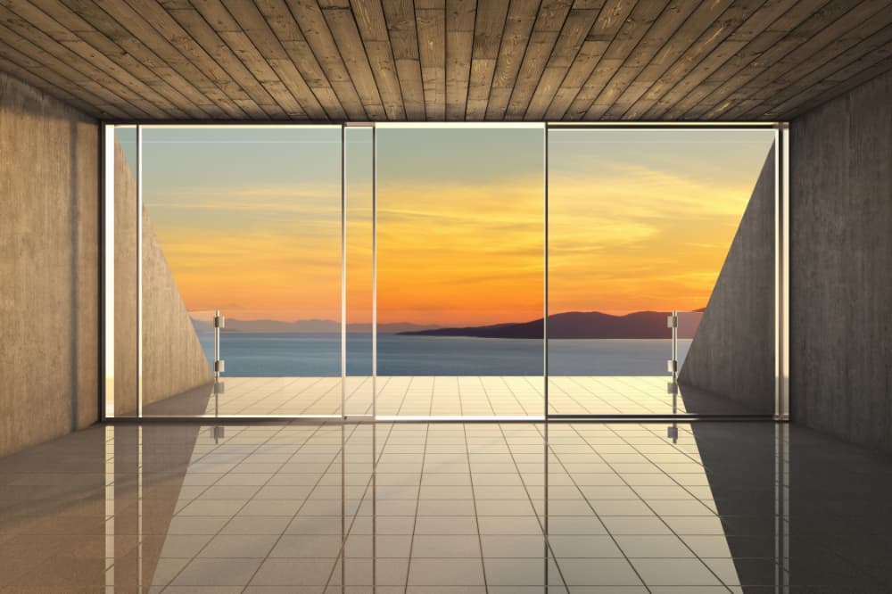 Fototapet tom modern lounge (400x260 cm)