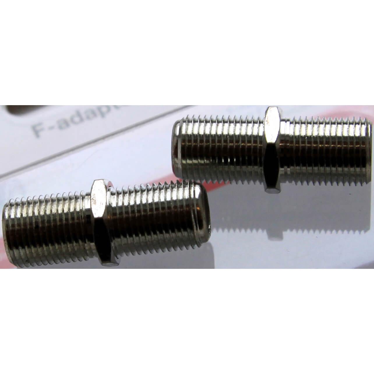 TRIAX Antenneadapter F-stik Hun - Hun 2-pak