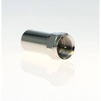 TRIAX Antenneadapter Coax Han - F-stik Han 2-pak