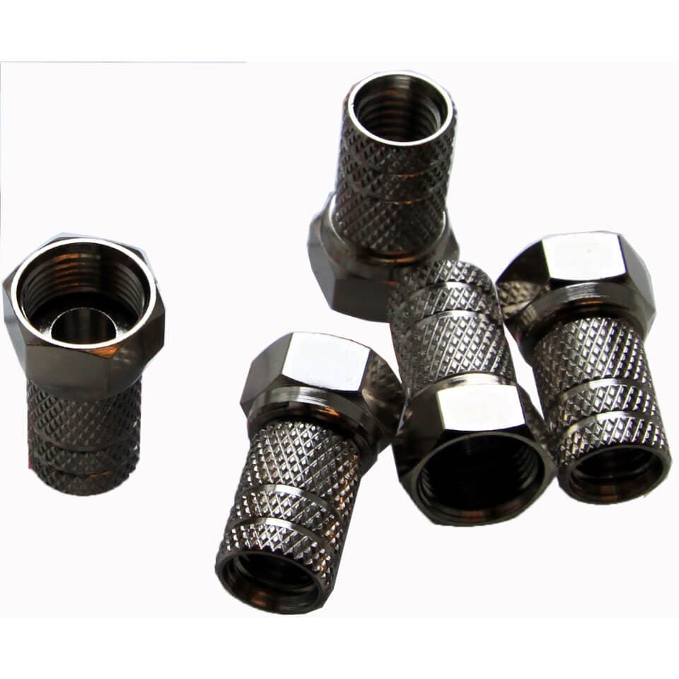 TRIAX Antennestik F-stik Twist-on 6,8mm Koka6/80 5-pak