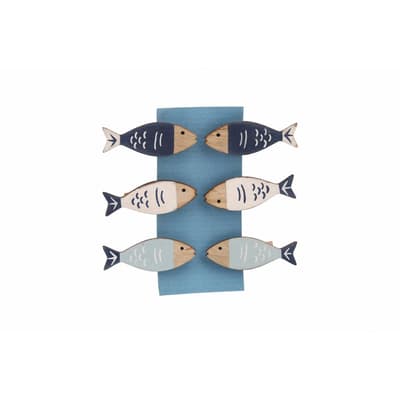 Finest Catch Fish Pegs (Pack Of 6)