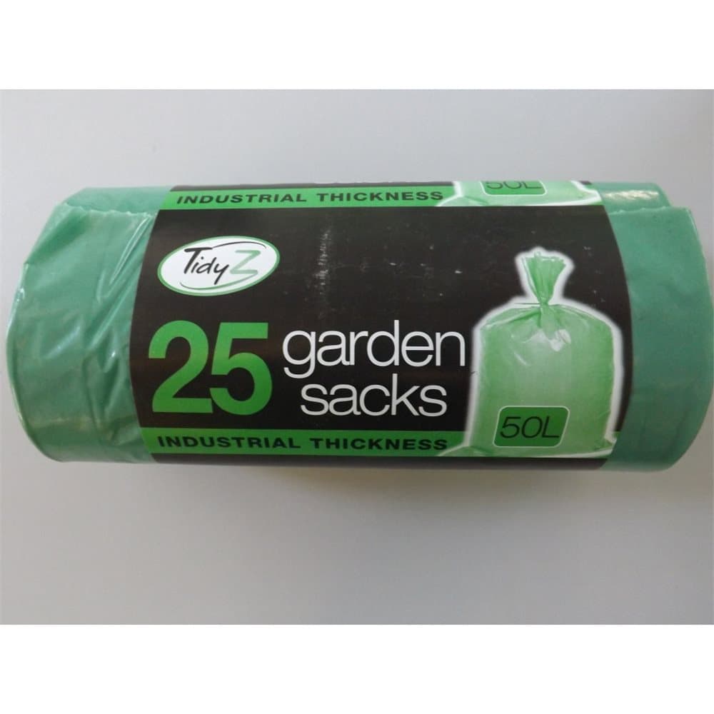 Tidy Z Green Garden Sacks (25 Sacks In 1 Roll)