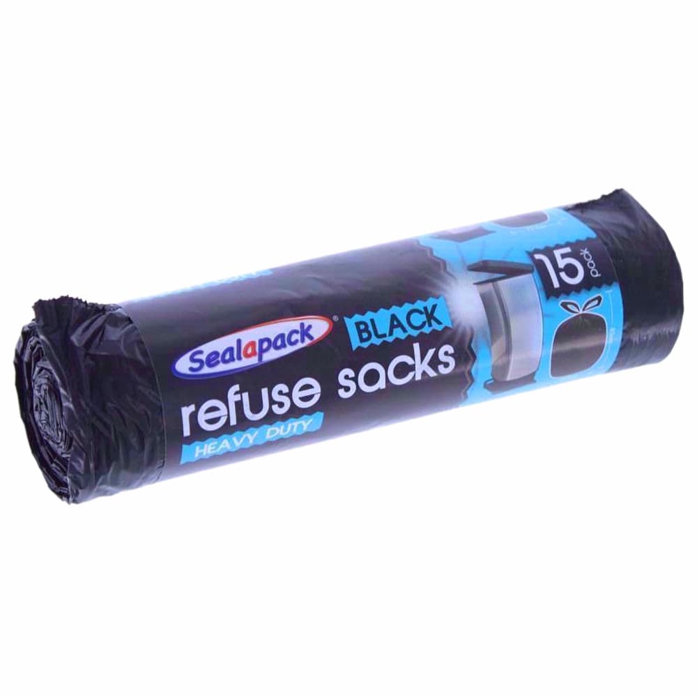 Sealapack Refuse Waste Bin Bags Roll (Pack of 15)