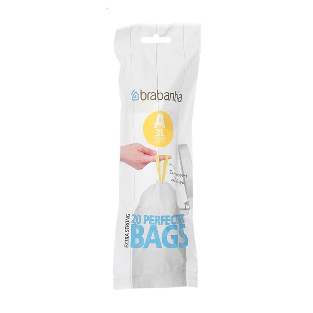 Brabantia Perfect Fit Plastic Bin Bags (Pack of 20)