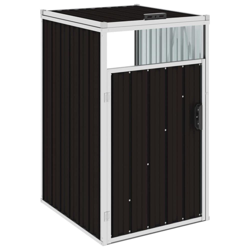 vidaXL Roskavaja ruskea 72x81x121 cm teräs