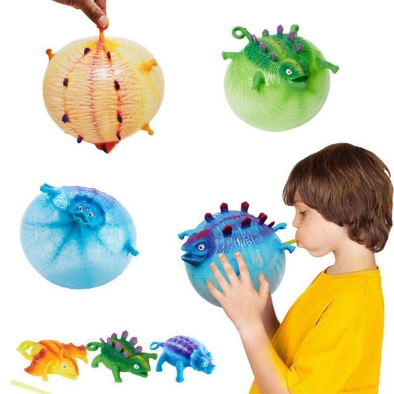 Squishy dinosaurie ballonger 2st/set