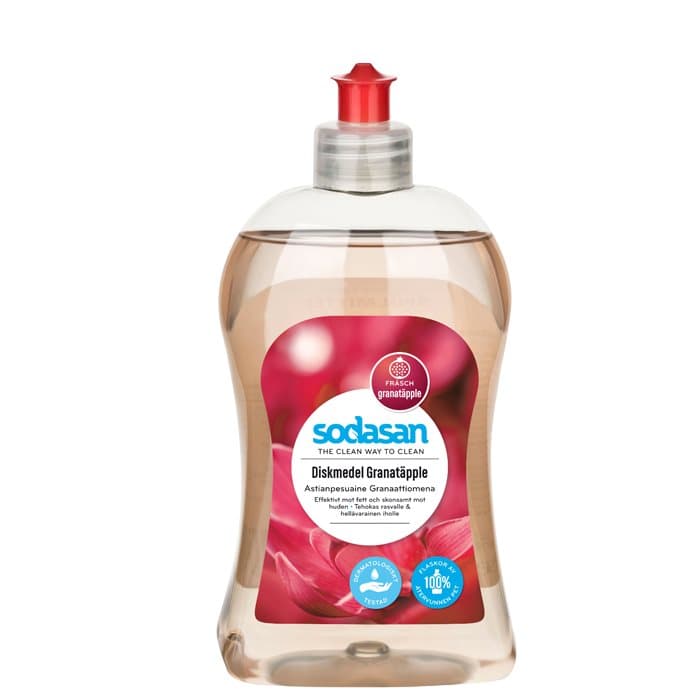 Sodasan Diskmedel Granatäpple, 500 ml