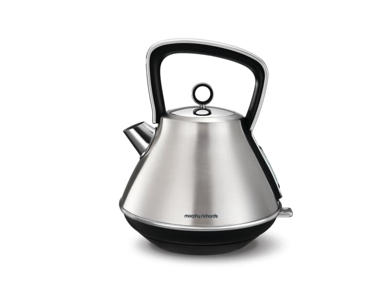 Morphy Richards Evoke Retro, 1,5 l, 2200 W, Rostfritt stål, Metall, Vattennivå indikator, Sladdlös