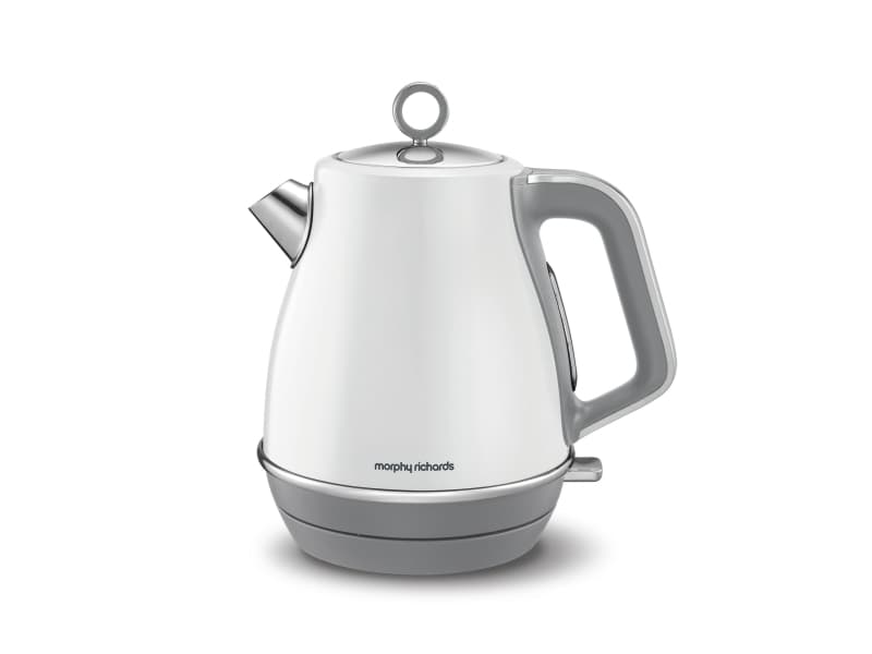 Morphy Richards Evoke, 1,5 l, 2200 W, Hvit, Metall, Vannivåindikator, Trådløs