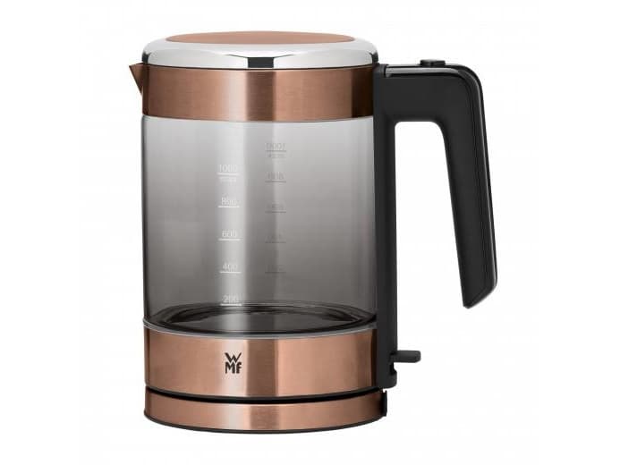 WMF KITCHENminis 61.3024.5349, 1 l, 1900 W, Svart, Koppar, Translucent, Glas, Plast, Rostfritt stål, Vattennivå indikator, Överhettningsskydd