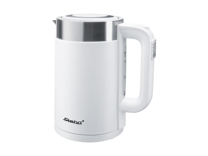 Steba WK 11 BIANCO, 1,7 l, 2200 W, Hvit, Plastikk, Rustfritt stål, Justerbar termostat, Vannivåindikator