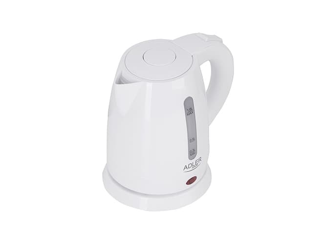 Adler AD 1272, 1 l, 1600 W, Hasselnöt, Vit, Plast, Vattennivå indikator