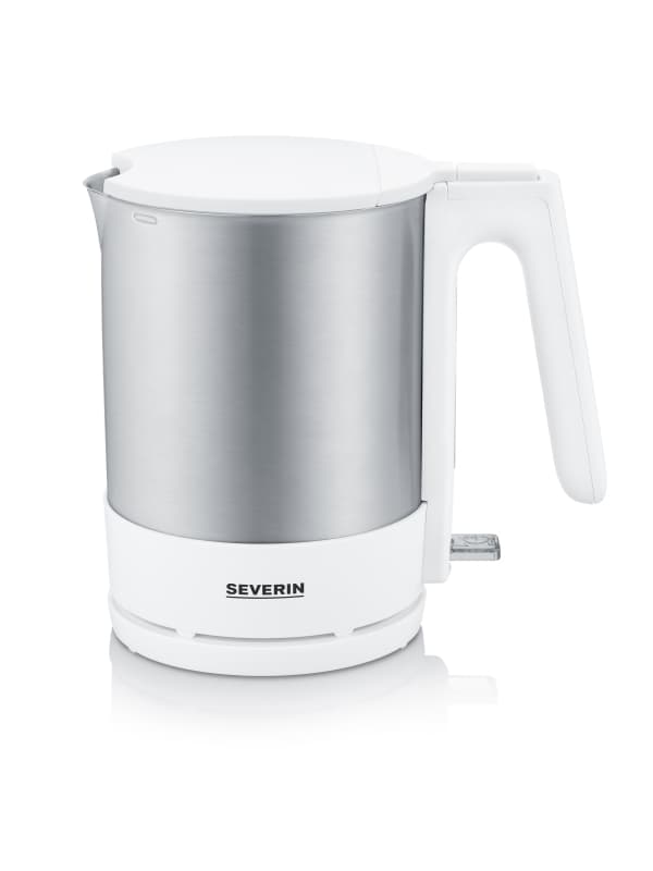 Severin WK 3419, 1,7 l, 2200 W, Rostfritt stål, Vit, Rostfritt stål, Vattennivå indikator, Sladdlös
