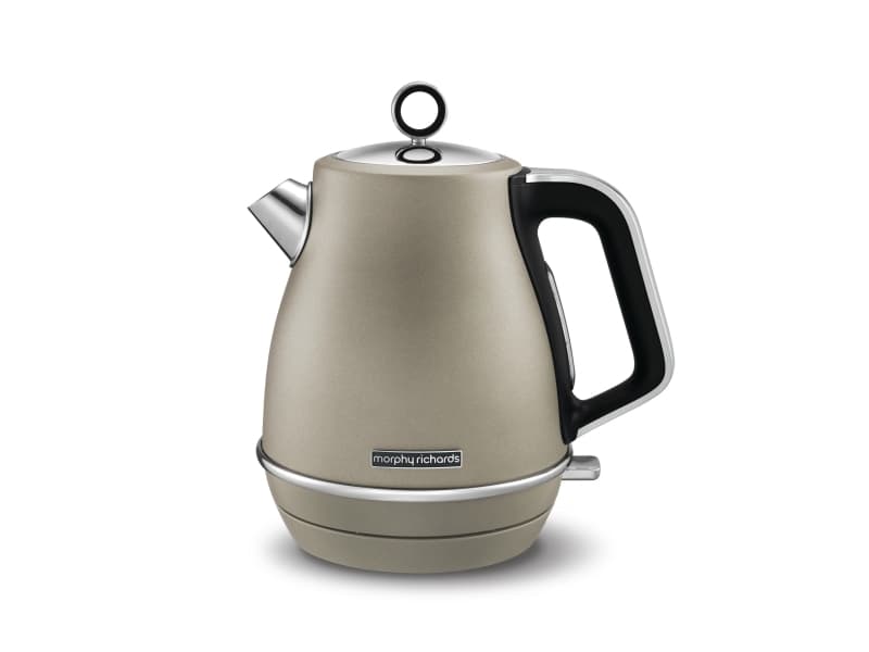 Morphy Richards Evoke Special Edition, 1,5 l, 2200 W, Platimun, Metall, Vattennivå indikator, Sladdlös